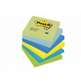 Post-it? Notes Beachside Colours 76x76mm 100Sheets Ref 7100259201 Pack of 6 679796