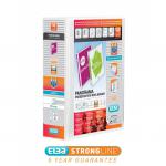 Elba Panorama Presentation Ring Binder PP 2 D-Ring 65mm Capacity A4 White Ref 400008048 [Pack 4] 692006