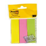 Post-it Note Markers 100 each of Yellow Pink and Green Ref 6713 [Pack 3] 694252