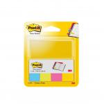 Post-it Note Markers 50 each of Blue Yellow Pink and Green Ref 6704U [Pack 4] 694260