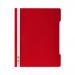 Durable Clear View Folder Plastic with Index Strip Extra Wide A4 Red Ref 257003 [Pack 50]