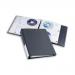 Durable CD and DVD Index Ring Binder Holds 60 Disks A4 Charcoal Ref 522758
