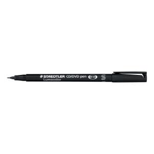 Staedtler Lumocolor CDDVD Marker Pens Line 0.4mm Black Ref 310CDS9