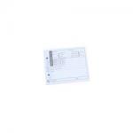 PremierTeam Debit/Credit Pads Accounting Control Slips Pre-Punched 70gsm 102x126mm Blue [Pack 10] 702645