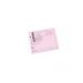 PremierTeam Debit/Credit Pads Accounting Control Slips Pre-Punched 70gsm 102x126mm Pink [Pack 10] 702657