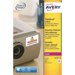 Cheap Stationery Supply of Avery L6140-20 White TripleBond Labels (Pack 800) L6140-20 Office Statationery