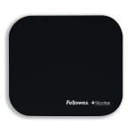 Fellowes Microban Mousepad Antibacterial with Non-slip Base Black Ref 5933907 705341