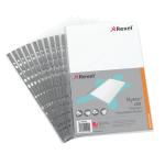 Rexel Nyrex Premium Presentation Pockets Top-opening 90 Micron A4 Glass Clear Ref 2001018 [Pack 50] 706048