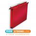 Elba Ultimate Linking Suspension File Polypropylene 30mm Wide-base Foolscap Red Ref 100330374 [Pack 25]