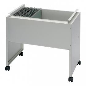 Universal Filing Trolley Steel Capacity 120 A4 or Foolscap Susp Files W650xD420xH580mm Grey 710499