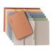 PremierTeam Full Flap Single Pocket Wallet Folder with Clips Foolscap Buff [Pack 25] 713205