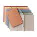 PremierTeam Full Flap Single Pocket Wallet Folder with Clips Foolscap Blue [Pack 25] 713214
