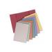 PremierTeam Double Pocket Wallet Folder Foolscap Red [Pack 25] 715258