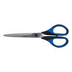 5 Star Elite Scissors with Rubber cushioned Comfort Grip Stainless Steel Blades 180mm Blue/Black 719177