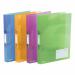 Rexel Ice Ring Binder Polypropylene 2 O-Ring 25mm A4 Translucent Assorted Ref 2102044 [Pack 10] 730247