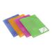 Rexel Ice File 4-Fold Polypropylene Elasticated for 200 Sheets A4 Assorted Ref 2102050 [Pack 4]