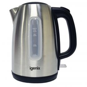 Igenix Kettle Cordless 2200W 1.7 Litre Brushed Stainless Steel Ref IG7731 743303