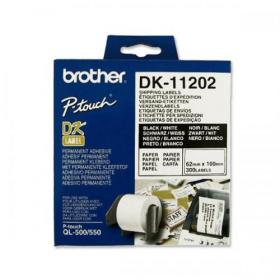 Brother Label Shipping 62x100mm White Ref DK11202 [Roll of 300] 744727