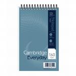 Cambridge Everyday Shorthand Pad Wbnd 70gsm Ruled Perforated 160pp 125x200mm Blue Ref 100080235 [Pack 10] 752447