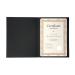 Certificate Covers Linen Finish Heavyweight Card 240g A4 Black [Pack 5]