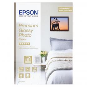 Epson Photo Paper Premium Glossy 255gsm A4 Ref C13S042155 [15 Sheets] 762376