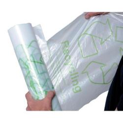 Cheap Stationery Supply of 5 Star Facilities Remarkable Green Bin Liners Capacity 60 Litres Clear and Printed (Pack of 50) 77959X Office Statationery