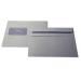 PremierTeam C5 Wallet Envelope Window Printed Interior Self-Seal 110gsm 229x162mm White [Box 500] 793001