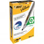 Bic Velleda Marker Whiteboard Dry-wipe 1701 Large Bullet Tip 1.5mm Line Assorted Ref 904941 [Pack 4] 799418