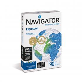 Navigator Expression Paper Ream-Wrapped 90gsm A4 White Ref NEX0900024 500 Shts 800102