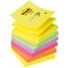 Post-it Z-Notes 76x76mm Neon Rainbow Ref R330NR [Pack 6] 800112