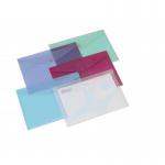 Rexel Popper Wallet Folder Polypropylene A4 Translucent Assorted Ref 16129AS [Pack 6] 800449