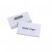 Durable Name Badges Magnetic W90xH54mm Transparent PVC Ref 8117 [Pack 25] 802735