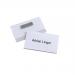 Durable Name Badges Magnetic W90xH54mm Transparent PVC Ref 8117 [Pack 25] 802735