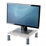 Fellowes Standard Monitor Riser 17in CRT 21in TFT Capacity 27kg 3 Heights 51-102mm Grey Ref 91712 802824