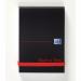 Black n Red Notebook Poly Casebound 90gsm Plain 192pg A7 Ref 100080540 [Pack 10] 803057