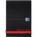 Black n Red Notebook Poly Casebound 90gsm Plain 192pg A7 Ref 100080540 [Pack 10] 803057