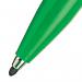 Pentel Sign Pen S520 Fibre Tipped 2.0mm Tip 1.0mm Line Green Ref S520-D [Pack 12] 803324