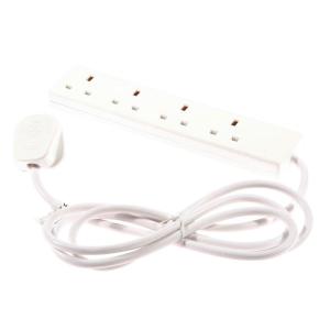 Extension Lead 4-Way Socket 2m Cable 805793