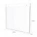 Wall Sign Holder Pre Drilled Landscape A4 Clear 806358