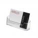 Business Card Holder Desktop Single Pocket Clear 806382