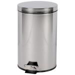 Pedal Bin with Removable Plastic Liner 12 Litre Stainless Steel 810346