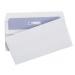 PremierTeam DL Wallet Envelope Printed Security Interior Peel & Stick 120gsm 110x220mm White [Pack 500] 812188