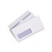 PremierTeam DL Wallet Envelope Window Printed Interior Peel & Stick 120gsm 110x220mm White [Pack 500] 812218