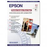Epson Premium Photo Paper Semi-gloss 251gsm A3 Ref C13S041334 [20 Sheets] 815195