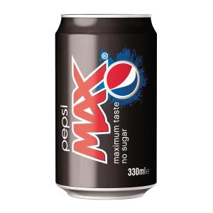 Pepsi Max Soft Drink Can 330ml Ref 203387 Pack 24 815403