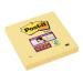 Post-it Super Sticky Removable Notes Pad 90 Sheets 76x76mm Canary Yellow Ref 654S6 815764