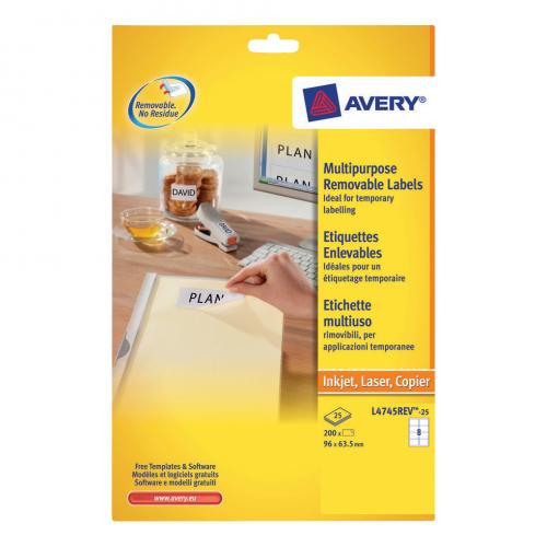 Avery Multipurpose Labels Removable 