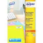 Avery Mini Multipurpose Labels Laser 84 per Sheet 35mm Film Slides 46x11.1mm Ref L7656-25 [2100 Labels] 816868