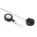 Durable Badge Reel with Spring Snap Fastener 850mm Ref Charcoal 8221-58 [Pack 10] 817465