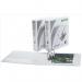 Leitz Presentation Lever Arch File 180 Degree Opening 80mm Spine A4 White Ref 42250001 [Box 10] 817545